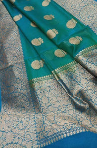 New Look Sky Blue Color Designer Saree
